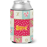 "Caroline's Treasures CK5470CC Bubble Eyed Goldfish Love Can or Bottle Hugger cold-beverage-koozies, Multicolor"