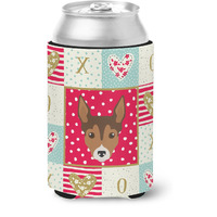 "Caroline's Treasures CK5239CC Tenterfield Terrier Love Can or Bottle Hugger cold-beverage-koozies, Multicolor"