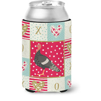 "Caroline's Treasures CK5414CC Marragansett Turkey Love Can or Bottle Hugger cold-beverage-koozies, Multicolor"