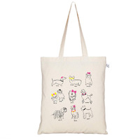 Ecoright Aesthetic Canvas Tote Bag for Women, Reusable Cotton Tote Bag for Grocery, Shopping, Beach & Daily Use