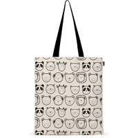 Ecoright Aesthetic Canvas Tote Bag for Women, Reusable Cotton Tote Bag for Grocery, Shopping, Beach & Daily Use