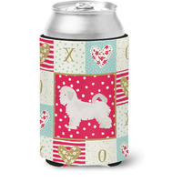 "Caroline's Treasures CK5860CC Maltese Puppy Cut Love Can or Bottle Hugger cold-beverage-koozies, Multicolor"