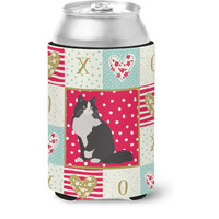 "Caroline's Treasures CK5781CC Ragamuffin Cat Love Can or Bottle Hugger cold-beverage-koozies, Multicolor"