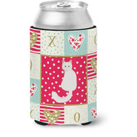 "Caroline's Treasures CK5801CC Turkish Angora Cat Love Can or Bottle Hugger cold-beverage-koozies, Multicolor"
