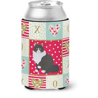 "Caroline's Treasures CK5788CC Siberian Forest Cat Love Can or Bottle Hugger cold-beverage-koozies, Multicolor"