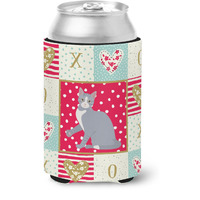 "Caroline's Treasures CK5737CC American Polydactyl #2 Cat Love Can or Bottle Hugger cold-beverage-koozies, Multicolor"