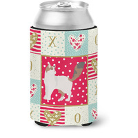 "Caroline's Treasures CK5727CC Turkish Van Cat Love Can or Bottle Hugger cold-beverage-koozies, Multicolor"