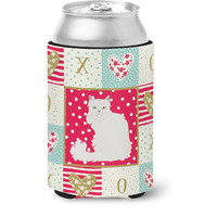 Carolines Treasures CK5740CC Asian Semi Longhaired Cat Love Can or Bottle Hugger cold-beverage-koozies, Multicolor