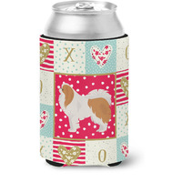 "Caroline's Treasures CK5848CC Japanese Chin #1 Love Can or Bottle Hugger cold-beverage-koozies, Multicolor"
