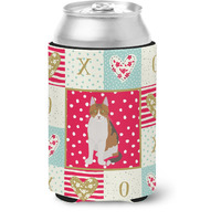 "Caroline's Treasures CK5734CC Aegean Cat Love Can or Bottle Hugger cold-beverage-koozies, Multicolor"