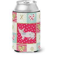 "Caroline's Treasures CK5649CC Minskin Cat Love Can or Bottle Hugger cold-beverage-koozies, Multicolor"
