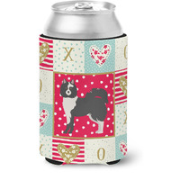 "Caroline's Treasures CK5829CC Elo Dog #2 Love Can or Bottle Hugger cold-beverage-koozies, Multicolor"