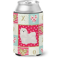 "Caroline's Treasures CK5857CC Lhasa Apso #2 Love Can or Bottle Hugger cold-beverage-koozies, Multicolor"