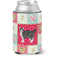 "Caroline's Treasures CK5646CC Manx #1 Cat Love Can or Bottle Hugger cold-beverage-koozies, Multicolor"