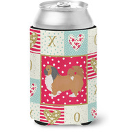 "Caroline's Treasures CK5873CC Pekingese Love Can or Bottle Hugger cold-beverage-koozies, Multicolor"