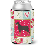 "Caroline's Treasures CK5948CC Rottweiler Love Can or Bottle Hugger cold-beverage-koozies, Multicolor"