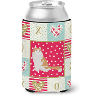 "Caroline's Treasures CK5735CC American Curl Cat Love Can or Bottle Hugger cold-beverage-koozies, Multicolor"