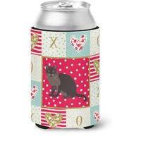 "Caroline's Treasures CK5761CC European Burmese Cat Love Can or Bottle Hugger cold-beverage-koozies, Multicolor"