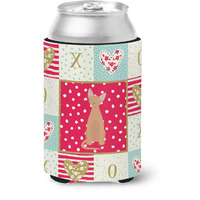"Caroline's Treasures CK5756CC Devon Rex #1 Cat Love Can or Bottle Hugger cold-beverage-koozies, Multicolor"