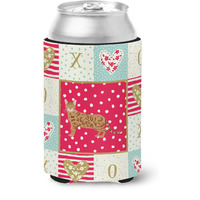 "Caroline's Treasures CK5563CC Bengal #2 Cat Love Can or Bottle Hugger cold-beverage-koozies, Multicolor"