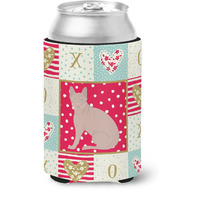 "Caroline's Treasures CK5759CC Don Sphynx Cat Love Can or Bottle Hugger cold-beverage-koozies, Multicolor"