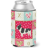 "Caroline's Treasures CK5929CC French Bulldog Love Can or Bottle Hugger cold-beverage-koozies, Multicolor"