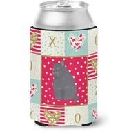 Carolines Treasures CK5746CC British Shorthair #2 Cat Love Can or Bottle Hugger cold-beverage-koozies, Multicolor
