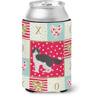"Caroline's Treasures CK5636CC La Perm #1 Cat Love Can or Bottle Hugger cold-beverage-koozies, Multicolor"