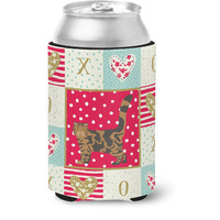 "Caroline's Treasures CK5619CC Foldex Exotic Fold #2 Cat Love Can or Bottle Hugger cold-beverage-koozies, Multicolor"