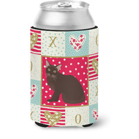 "Caroline's Treasures CK5747CC Burmese Cat Love Can or Bottle Hugger cold-beverage-koozies, Multicolor"