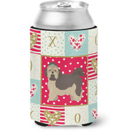 "Caroline's Treasures CK5888CC Russian Lapdog Love Can or Bottle Hugger cold-beverage-koozies, Multicolor"