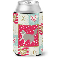 "Caroline's Treasures CK5555CC Asian Semi Longhaired Cat Love Can or Bottle Hugger cold-beverage-koozies, Multicolor"
