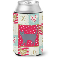 "Caroline's Treasures CK5632CC Korat #3 Cat Love Can or Bottle Hugger cold-beverage-koozies, Multicolor"
