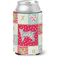 "Caroline's Treasures CK5625CC Highlander Lynx #2 Cat Love Can or Bottle Hugger cold-beverage-koozies, Multicolor"