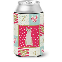 "Caroline's Treasures CK5790CC Singapura #2 Cat Love Can or Bottle Hugger cold-beverage-koozies, Multicolor"