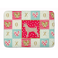 "Caroline's Treasures Chihuahua Love Machine Washable Memory Foam Mat doormats, Multicolor"