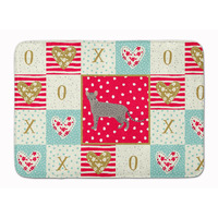 "Caroline's Treasures Safari #1 Cat Love Machine Washable Memory Foam Mat doormats, Multicolor"