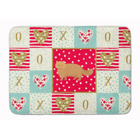 "Caroline's Treasures Persian Modern Cat Love Machine Washable Memory Foam Mat doormats, Multicolor"
