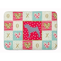 "Caroline's Treasures Shar Pei #1 Love Machine Washable Memory Foam Mat doormats, Multicolor"