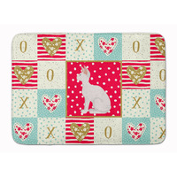 "Caroline's Treasures Sphynx #3 Cat Love Machine Washable Memory Foam Mat doormats, Multicolor"