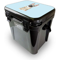 MightySkins YEROA24LID-Frenchie Love Skin for Yeti Roadie 24 Hard cooler Lid - Frenchie Love