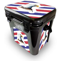 MightySkins YEROAD24-Eagle Head Skin for Yeti Roadie 24 Hard cooler - Eagle Head