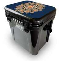 MightySkins YEROA24LID-Summer Mandala Skin for Yeti Roadie 24 Hard cooler Lid - Summer Mandala