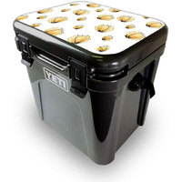 MightySkins YEROA24LID-Yellow Poppy Skin for Yeti Roadie 24 Hard cooler Lid - Yellow Poppy