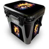 MightySkins YEROAD24-Leo galaxy Skin for Yeti Roadie 24 Hard cooler - Leo galaxy