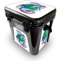 MightySkins YEROAD24-Sea Turtle Splash Skin for Yeti Roadie 24 Hard cooler - Sea Turtle Splash