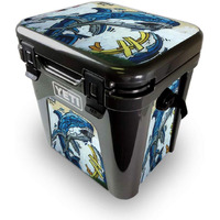 MightySkins YEROAD24-Robo Shark Skin for Yeti Roadie 24 Hard cooler - Robo Shark