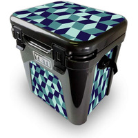 MightySkins YEROAD24-geo Tile Skin for Yeti Roadie 24 Hard cooler - geo Tile
