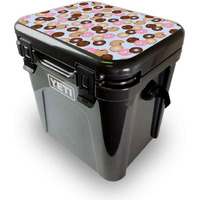 MightySkins YEROA24LID-Donut Binge Skin for Yeti Roadie 24 Hard cooler Lid - Donut Binge