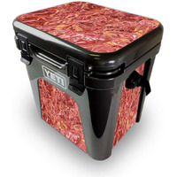 MightySkins YEROAD24-Rosy Foil Skin for Yeti Roadie 24 Hard cooler - Rosy Foil